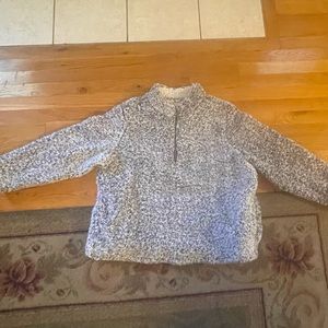 Time & tru Sherpa pullover jacket